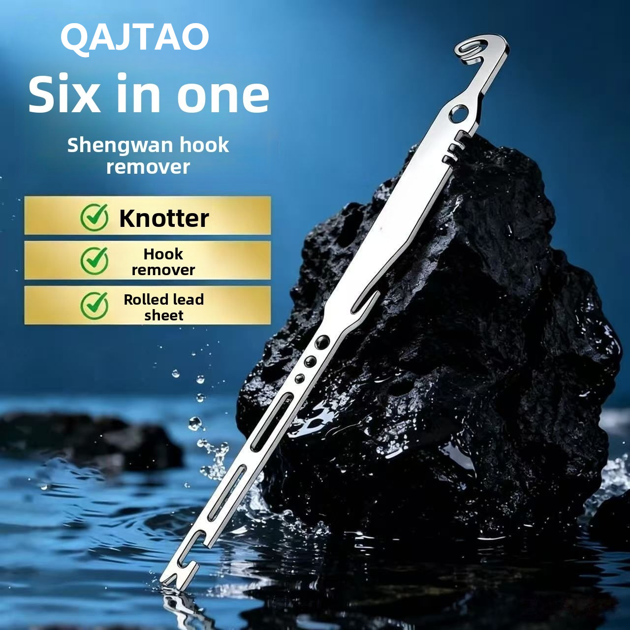 Fishing Hook Stainless Steel - QAJTAO 4 pezzi, strumento per rimuovere