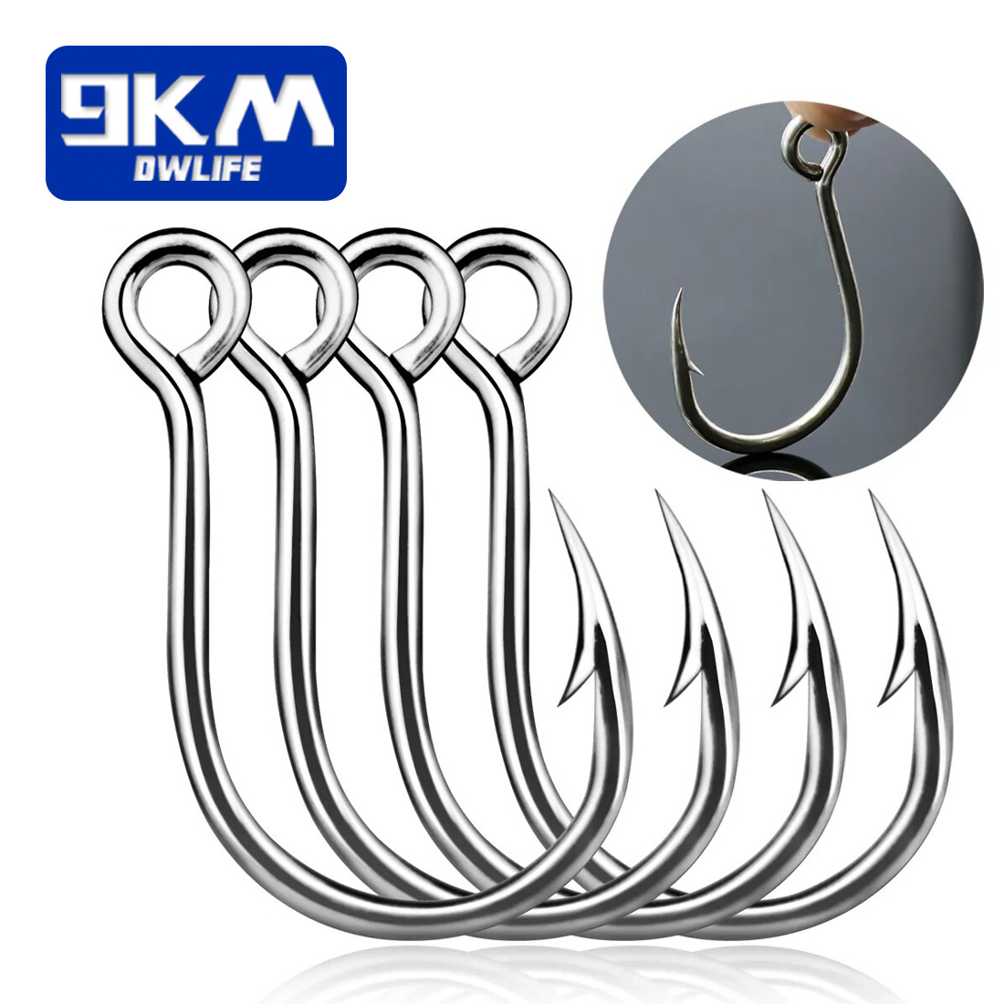 9KM Ami da pesca 25 pezzi Jig  - Fishing Hook Offset recensione e prezzo