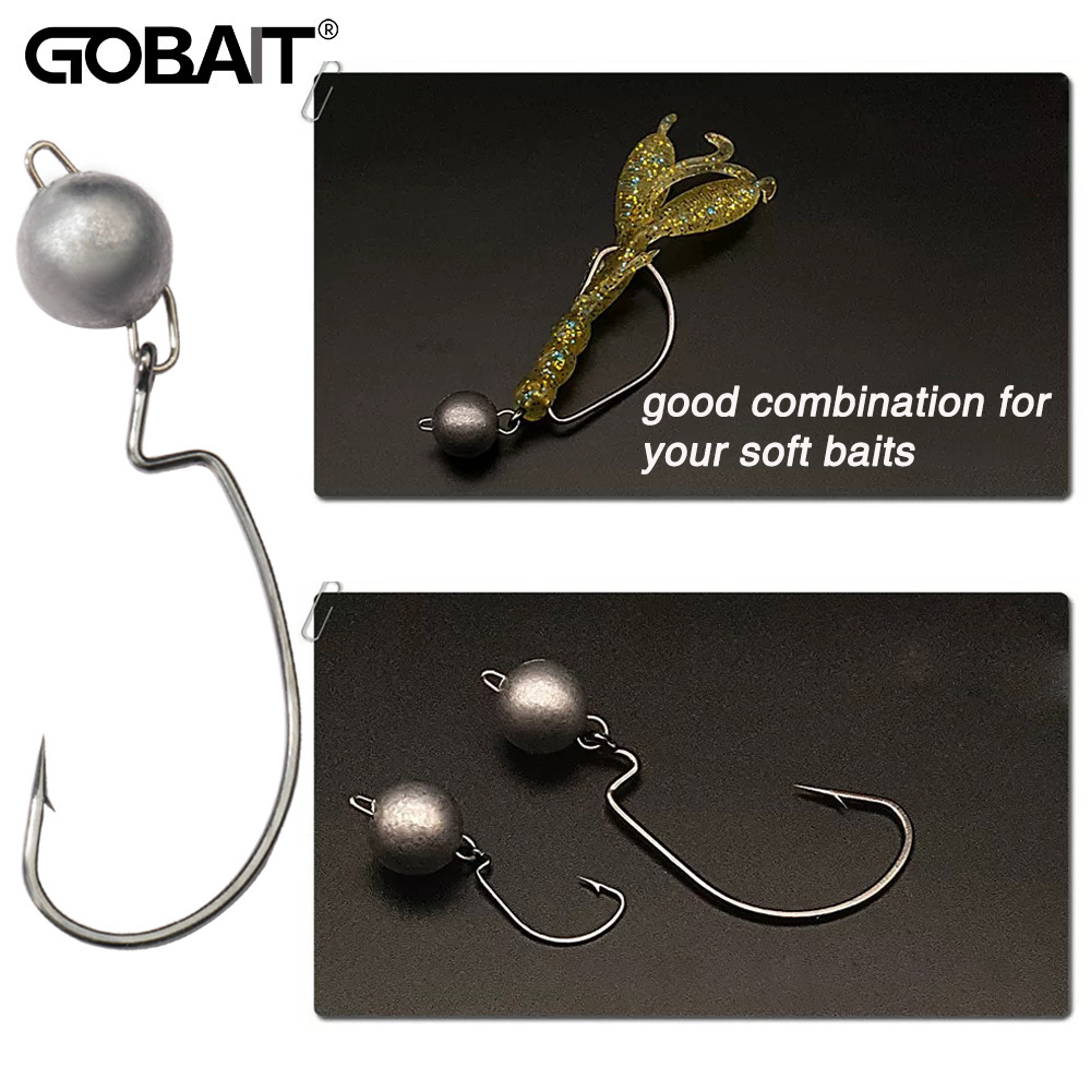 5 pz Metallo Jig Testa Verme G - Fishing Hook Offset recensione e prezzo